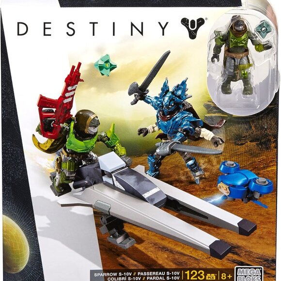 Mega Bloks S-10V Destiny Sparrow Building Kit Kids Playset 📦🏃🏻💨⚡🚚 - Picture 1 of 16